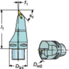 C5-SVMBL-00115-16 Capto® and SL Turning Holder - Top Tool & Supply