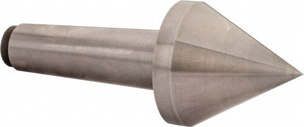 Riten - 3-1/2" Head Diam, Hardened Tool Steel Pipe Nose Point Solid Dead Center - 5MT Morse Taper, 3-1/2" Point Diam, 3.017" Point Length, 4.03" OAL - Top Tool & Supply