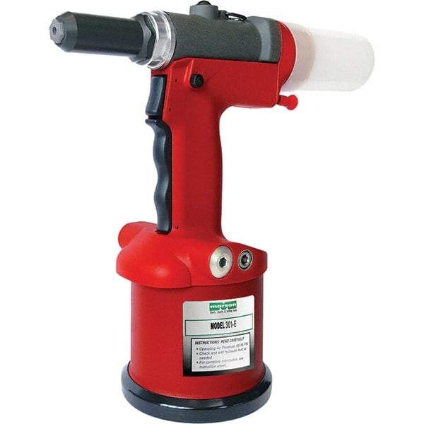 Marson - 3/16" Capacity, Air Riveter - 0.807" Long Stroke, 1/4 NPT Inlet - Top Tool & Supply