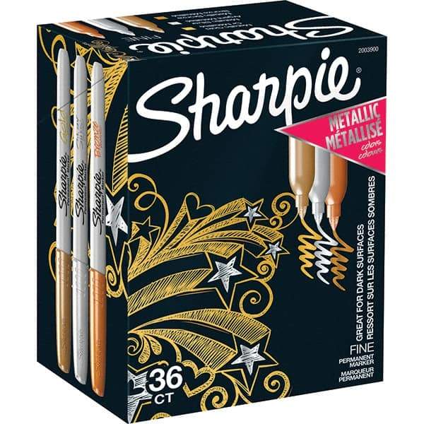 Sharpie - Markers & Paintsticks Type: Permanent Color: Bronze; Gold - Top Tool & Supply