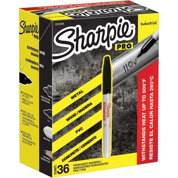 Sharpie - Markers & Paintsticks Type: Permanent Color: Black - Top Tool & Supply