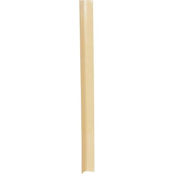 Vestil - 48" Long, Plastic Corner Protectors - Beige - Top Tool & Supply