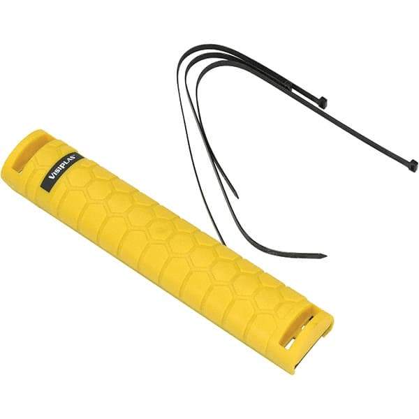 Vestil - 3" Long, Polyethylene Rack Guard - Yellow - Top Tool & Supply