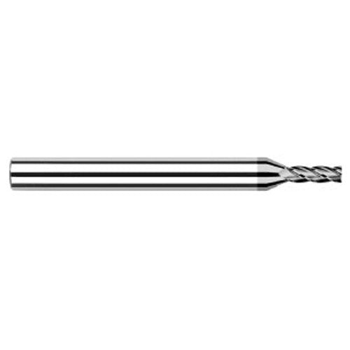 Diamond End Mills for Non-Ferrous Materials - CVD Diamond - 0.0470″ (3/64″) Cutter Diameter × 0.0710″ Length of Cut Carbide Square End Mill, 4 Flutes, CVD Diamond Coated - Exact Industrial Supply