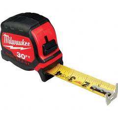 Milwaukee Tool - 30' x 1-5/16" Yellow/Black Blade Tape Measure - Top Tool & Supply