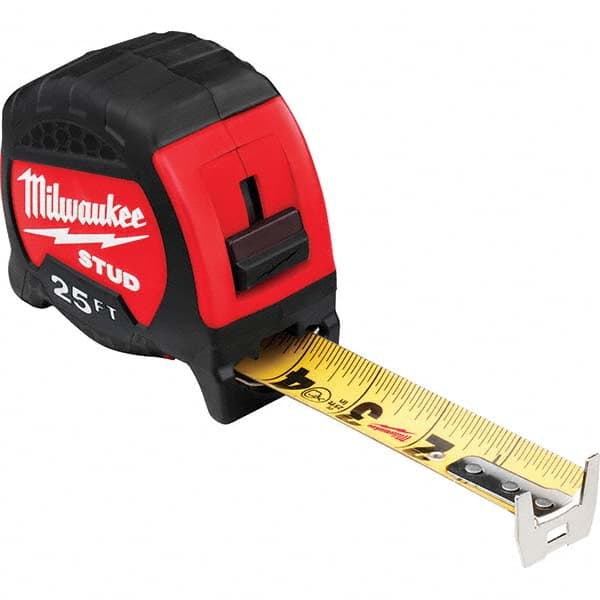 Milwaukee Tool - 25' x 1-5/16" Yellow/Black Blade Tape Measure - Top Tool & Supply