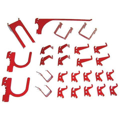 Wall Control - Pegboard Hook Sets For Use With: Any Wall Control Broad & Industrial Pegboard Contents: (26) Assorted Slotted Pegboard Hooks & Brackets - Top Tool & Supply