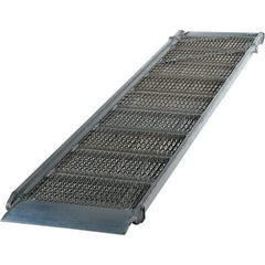 Vestil - 85" Long x 36" Wide, Aluminum Walk Ramp - 2,800 Lb Load Limit - Top Tool & Supply