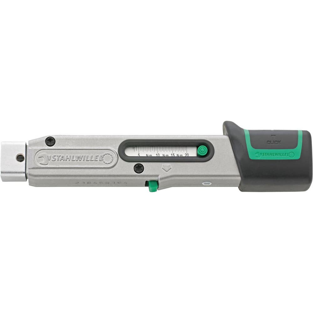 Torque Wrenches; Wrench Type: Torque; Drive Type: Rectangular Cavity; Torque Measurement Type: Nm; Minimum Torque (Nm): 4.000; Maximum Torque (Nm): 20.000; Overall Length (Decimal Inch): 7.1000; Head Type: Interchageable; Head Shape: Rectangular; Insulate