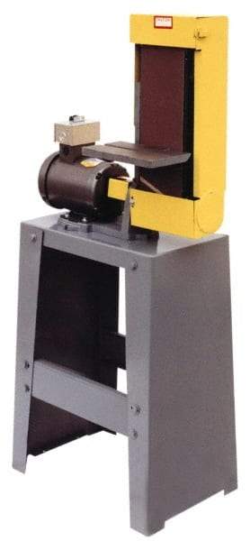 Kalamazoo - 48 Inch Long x 6 Inch Wide Belt Sanding Machine - 3,500 Ft./min Belt Speed, 3 Hp, Three Phase - Top Tool & Supply