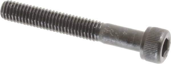 Value Collection - #10-32 UNF Hex Socket Drive, Socket Cap Screw - Alloy Steel, Black Oxide Finish, Partially Threaded, 1-3/8" Length Under Head - Top Tool & Supply