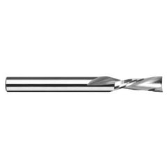 ‎End Mills for Plastics - 2 Flute - 0.0781″ (5/64″) Cutter Diameter × 0.1170″ Length of Cut Carbide Square Downcut End Mill for Plastic, 2 Flutes - Exact Industrial Supply