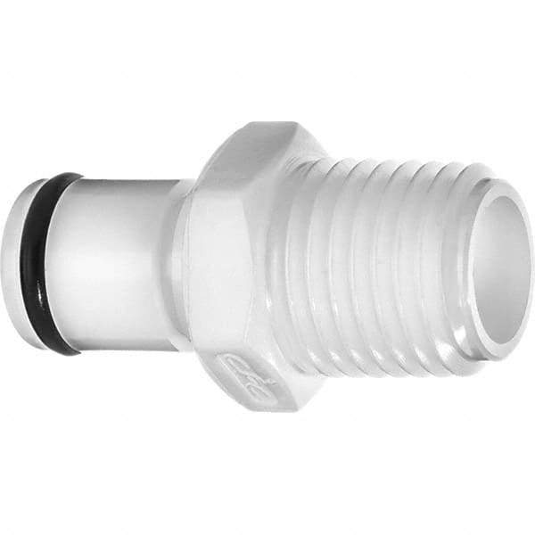 Value Collection - Plastic Quick-Disconnect Tube Couplings   Type: In Line Threaded-Male Plug    Nominal Flow Size: 1/4 (Inch) - Top Tool & Supply