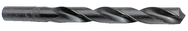 21/32 Dia. - 18 OAL - Black Oxide - HSS - Extra Long Straight Shank Drill - Top Tool & Supply