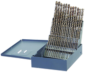 60 Pc. #1 - #60 Wire Gage HSS Bright Jobber Drill Set - Top Tool & Supply