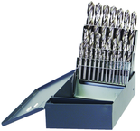 29 Pc. 1/16" - 1/2" by 64ths HSS Bright Screw Machine Drill Set - Top Tool & Supply