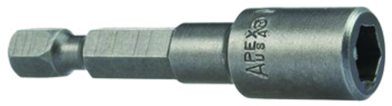 #M6N-0810-6 - 5/16 Magnetic Nutsetter - 1/4" Hex Drive - 6" Overall Length - Top Tool & Supply