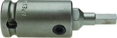 #SZ-21 - 1/2" Square Drive - 7/32" M Hex - 2-1/2" Overall Length SAE Bit - Top Tool & Supply