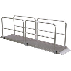 Alum Walk Ramp Handrail Overlap 144 × 28″ - Exact Industrial Supply