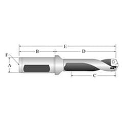 60520S-100F Spade Drill Holder - Top Tool & Supply