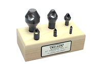 6 Pc. HSS 90° Deburring Set - Top Tool & Supply