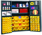 48 x 24 x 72'' (84 Bins Included) - Bin Storage Cabinet - Top Tool & Supply