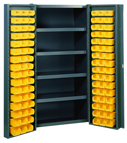 38 x 24 x 72'' (96 Bins Included) - Bin Storage Cabinet - Top Tool & Supply