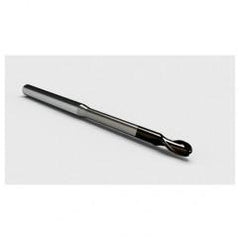 .0469 Dia. - .071" LOC - 1-1/2" OAL 2 FL Ball Nose Carbide End Mill with .500 Reach-Nano Coated - Top Tool & Supply