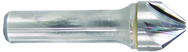 1/2" Size-3/8" Shank-90°-Carbide 6 Flute Chatterless Countersink - Top Tool & Supply