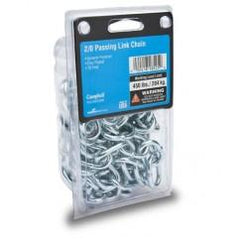 2/0 PASSING LINK CHAIN 10' PER - Top Tool & Supply