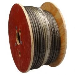 1/4" 6X19 FIBER CORE WIRE ROPE RUST - Top Tool & Supply