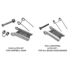 ‎Universal Replacement Latch Kit, For Hook Sizes 2-22 (1/4″) - Top Tool & Supply