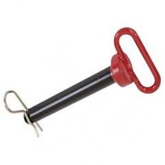 1"X7-1/2" RED HANDLE HITCH PIN - Top Tool & Supply