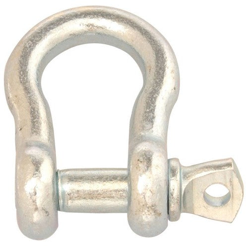 1/4″ Anchor Shackle, Screw Pin, Zinc Plated - Top Tool & Supply