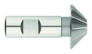 1/2 x 1/8 x 3/8 Shank - HSS - 45 Degree - Single Angle Chamfer Cutter -8F- TiN Coated - Top Tool & Supply