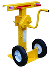 Heavy Duty Trailer Stabilizing Jacks - #CH-BEAM-SN - Includes reflective collar - 16" solid foam wheels - Hand crank operation - Top Tool & Supply