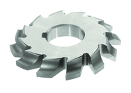 1/2 Radius - 4-1/4 x 3/4 x 1-1/4 - HSS - Left Hand Corner Rounding Milling Cutter - 10T - TiAlN Coated - Top Tool & Supply