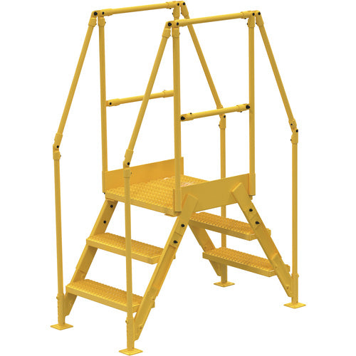 Cross-Over Ladder 3 Step 28 H 14″W - Exact Industrial Supply