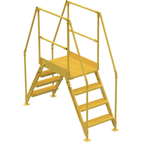 Cross-Over Ladder 4 Step 38 H 14″W - Exact Industrial Supply