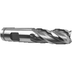 1/2" Dia. - 5" OAL - M42 - Non-Center Cut SE EM - 4 FL - Top Tool & Supply