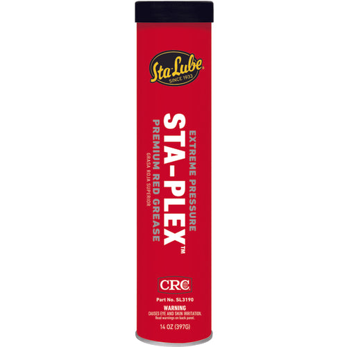 Extreme Pressure Sta-Plex Premium Red Grease - 14 oz - Top Tool & Supply