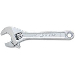 6" CHROME FINISH ADJUSTABLE WRENCH - Top Tool & Supply