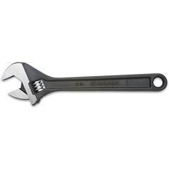 12" BLACK OXIDE FINISH ADJ WRENCH - Top Tool & Supply