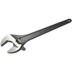 18" FINISH TAPERD HANDLE ADJ WRENCH - Top Tool & Supply