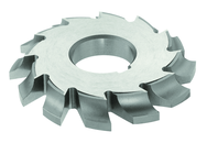 1/2 Radius - 4-1/4 x 3/4 x 1-1/4 - HSS - Right Hand Corner Rounding Milling Cutter - 10T - TiN Coated - Top Tool & Supply