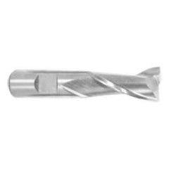 1-7/8 Dia. x 4-1/8 Overall Length 2-Flute Square End High Speed Steel SE End Mill-Round Shank-Center Cut-Uncoated - Top Tool & Supply