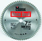 7-1/4"- HSS Metal Devil Circ Saw Blade - for Thin Steel - Top Tool & Supply