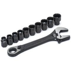 X6 PASS-THRU ADJ WRENCH SET - Top Tool & Supply