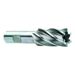 1-1/8 Dia. x 4-1/2 Overall Length 4-Flute Square End High Speed Steel SE End Mill-Round Shank-Center Cut-Uncoated - Top Tool & Supply