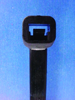 24" 50 lbs UV Black 100/Bag - Cable Ties - Top Tool & Supply